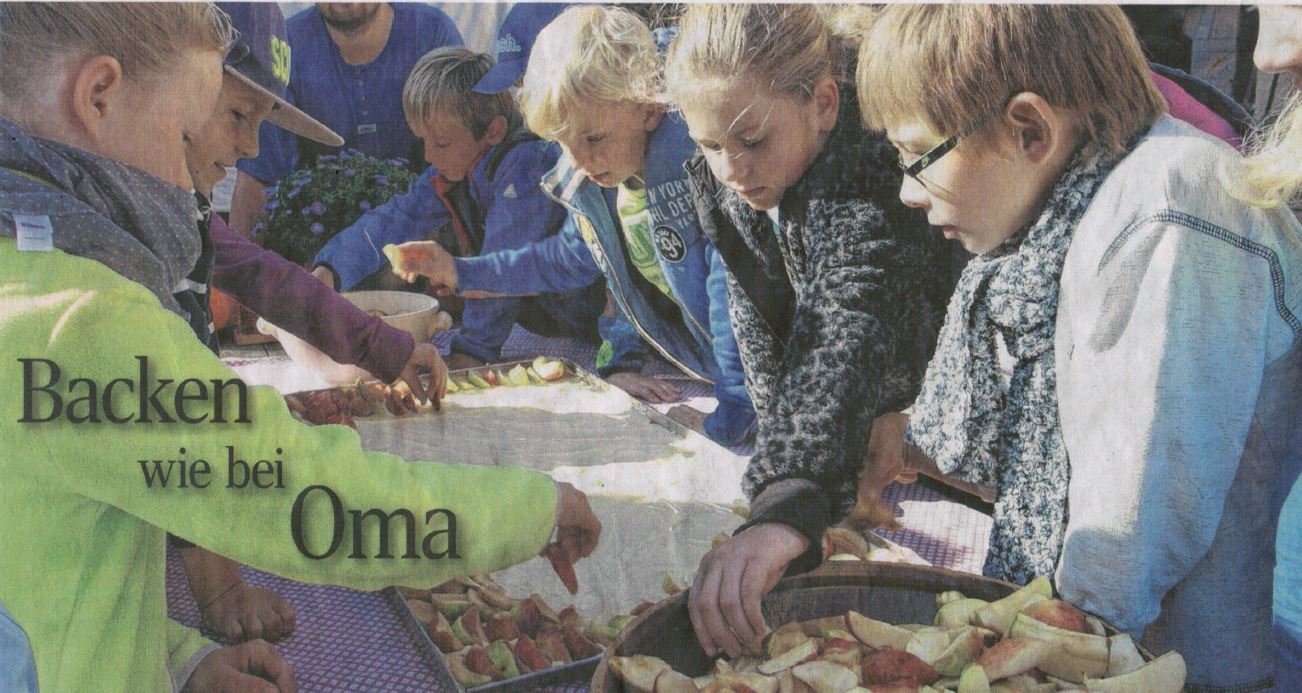 Presseartikel "Backen wie bei Oma" Presseartikel "Backen wie bei Oma"